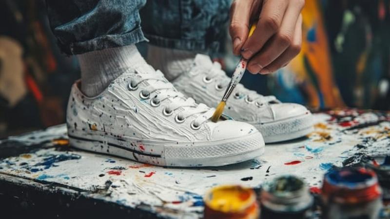 Application minutieuse d'un vernis pour peinture mat sur une toile, étape par étape