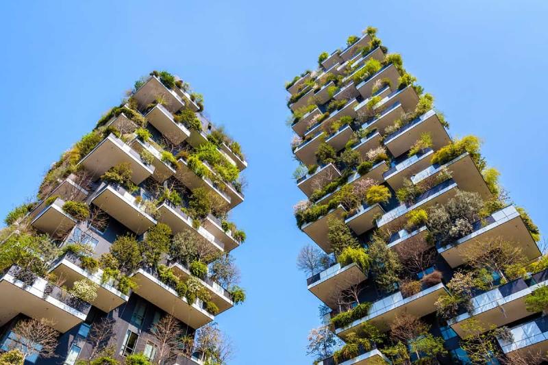 Le Bosco Verticale de Stefano Boeri à Milan, exemple d'architecture italienne moderne durable et innovante