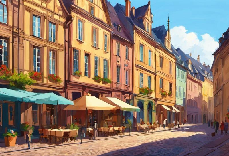 Le magnifique Temple Neuf de Metz, reflet dans la Moselle, emblème du quartier impérial