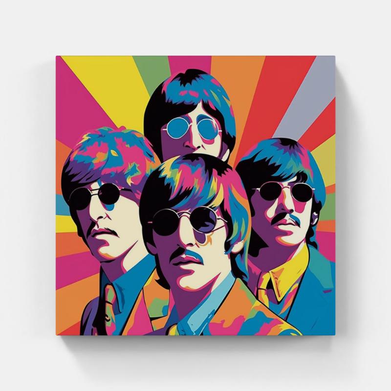 Œuvre d'art contemporain inspirée par la musique pop et les icônes