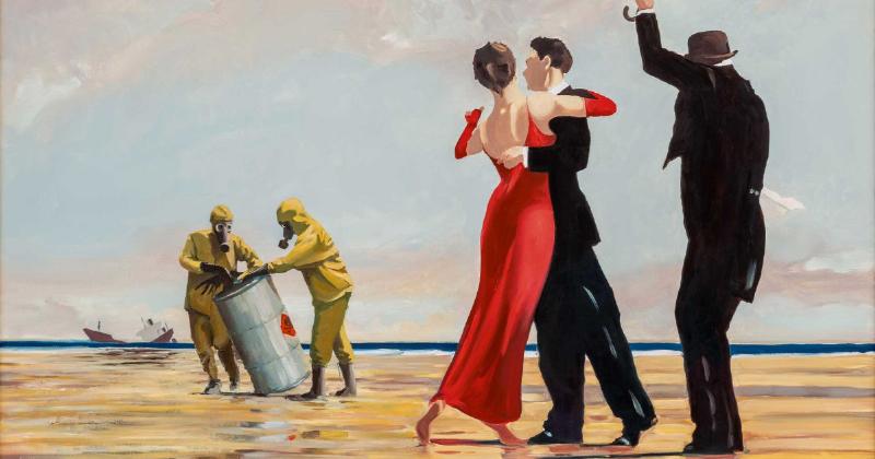 Banksy art paradoxe marché critique, oeuvre controversée enchères