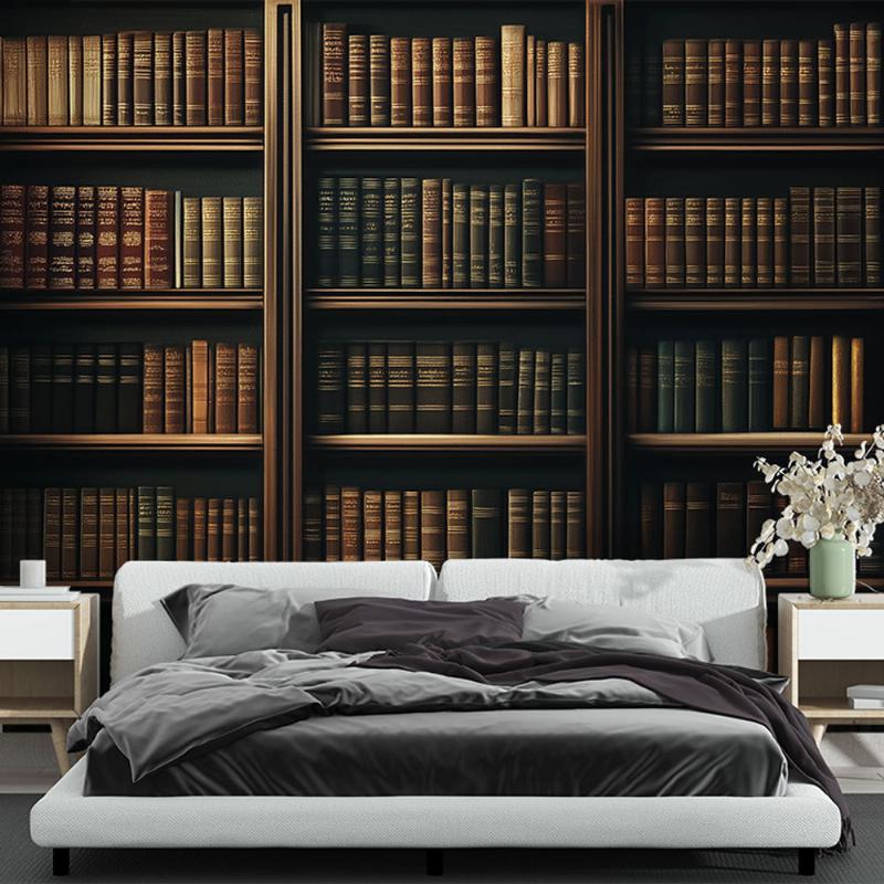 Une bibliothèque ancienne remplie de classiques de littérature française