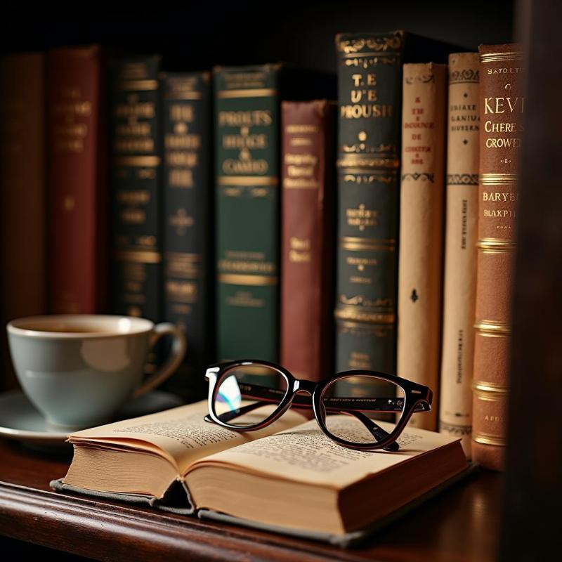 Une bibliothèque riche en littérature russe et française