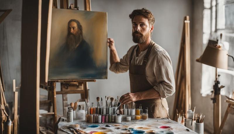 Comment peindre un tableau acrylique sur toile étape par étape, techniques de base