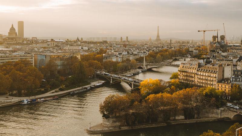 Plat de cuisine française traditionnelle dans un restaurant proche de Notre-Dame