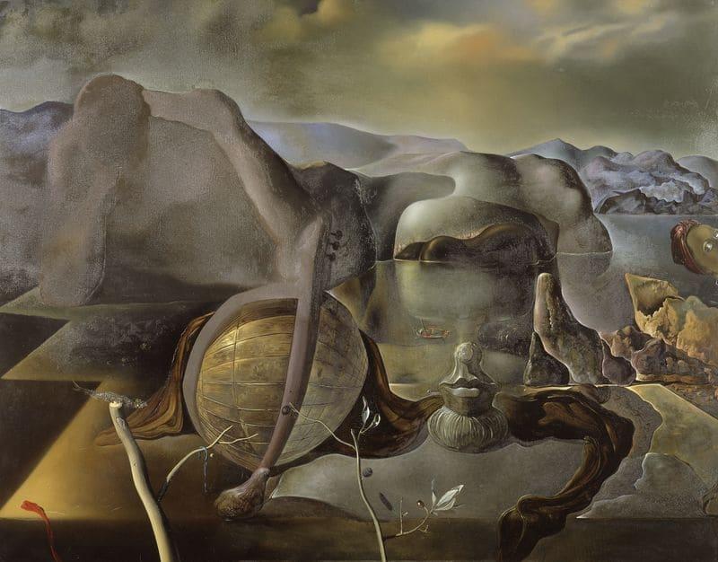Salvador Dalí, le peintre surréaliste, dans le Paris des années folles, explorant l'inconscient collectif.
