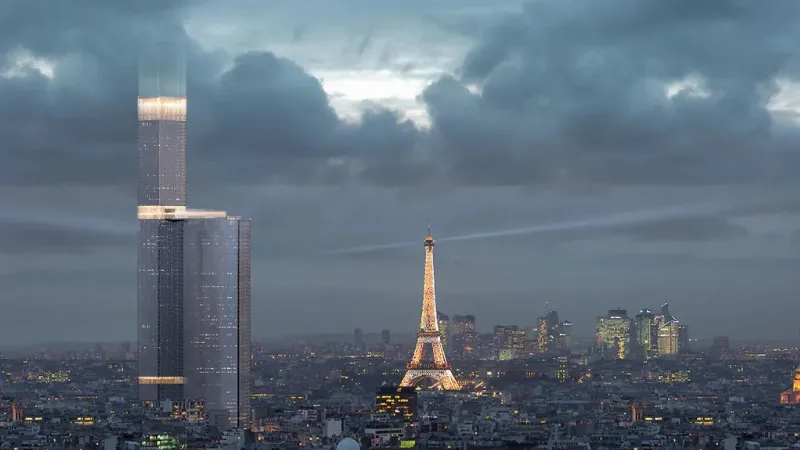 La Tour Montparnasse rénovée, exemple de design architectural moderne à Paris