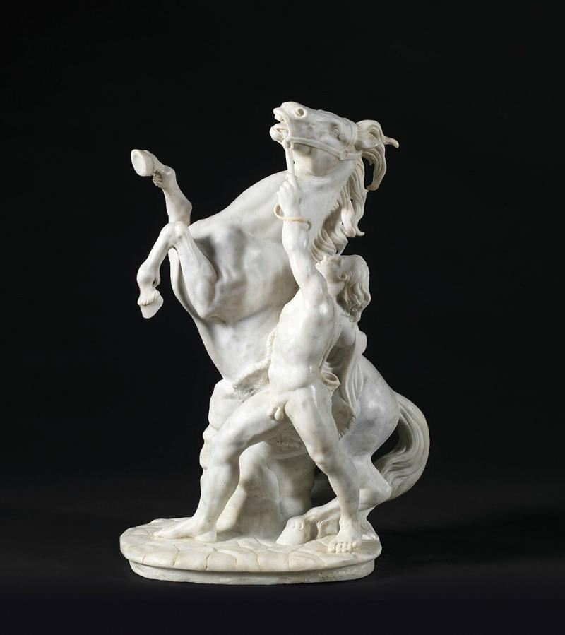 Guillaume Coustou, Chevaux de Marly, Louvre, sculpture baroque, puissance animale, XVIIIe siècle