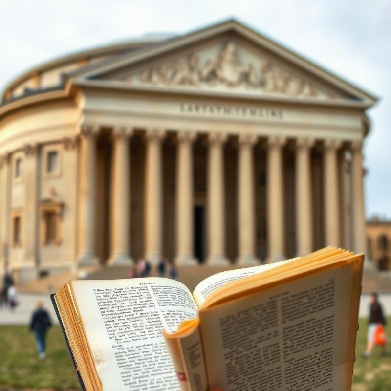 Un tableau représentant l'héritage durable des classiques français sur la pensée contemporaine