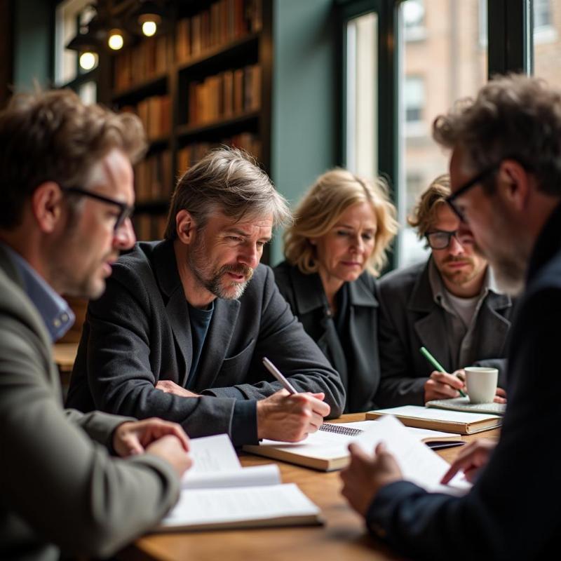 Auteurs britanniques contemporains discutant de l'impact du Brexit sur leur écriture