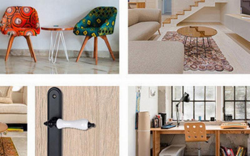 Intérieur chic avec mur noir mat, mobilier contemporain, et accents dorés, reflétant l'élégance française.