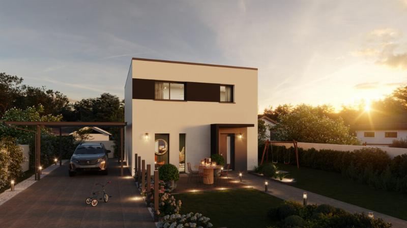 Intérieur lumineux et fonctionnel d'un bâtiment moderniste français