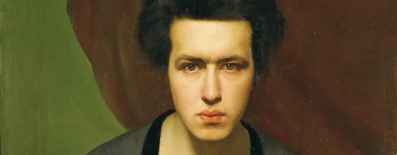 Un homme et une femme se reposent à l'ombre dans un champ, leurs visages marqués par le labeur, sous un ciel nuageux.