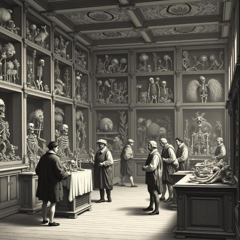 La Kunstkammer de Louis XIV au Jardin du Roi, ancêtre du Muséum national d'Histoire naturelle