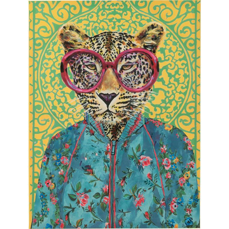 Une sculpture murale contemporaine et colorée dans un salon moderne