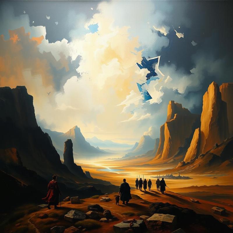 Représentation visuelle des cycles épiques et de la vision philosophique de La Légende des siècles de Victor Hugo