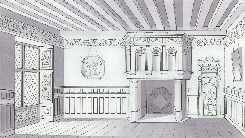 Chaise longue LC4 Le Corbusier dans un intérieur design, évoquant l'élégance française et le luxe discret.