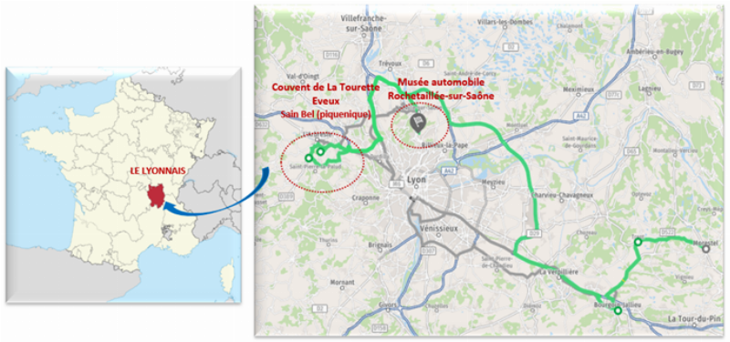 Le Corbusier Couvent de La Tourette : architecture en harmonie avec le paysage lyonnais