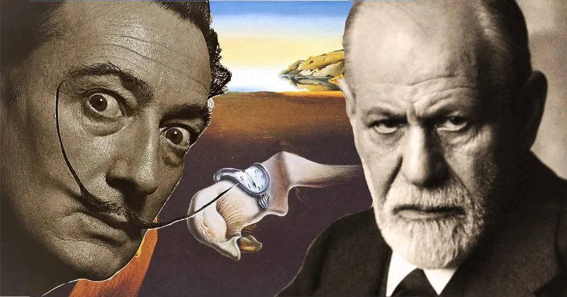 Une scène surréaliste emblématique de l'art moderne français, explorant les profondeurs de l'inconscient et du rêve.