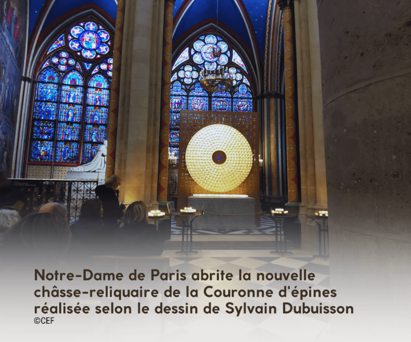 Le trésor de Notre Dame de Paris, reliquaire de la Couronne d'Épines, un symbole sacré