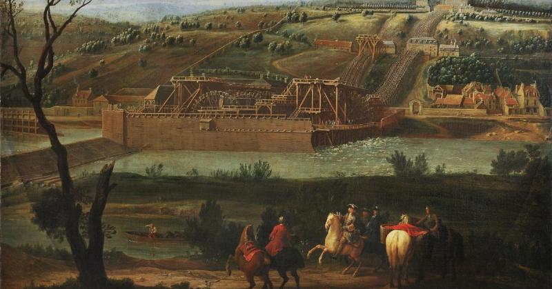 La Machine de Marly, prouesse technique pour l'approvisionnement en eau des fontaines de Versailles