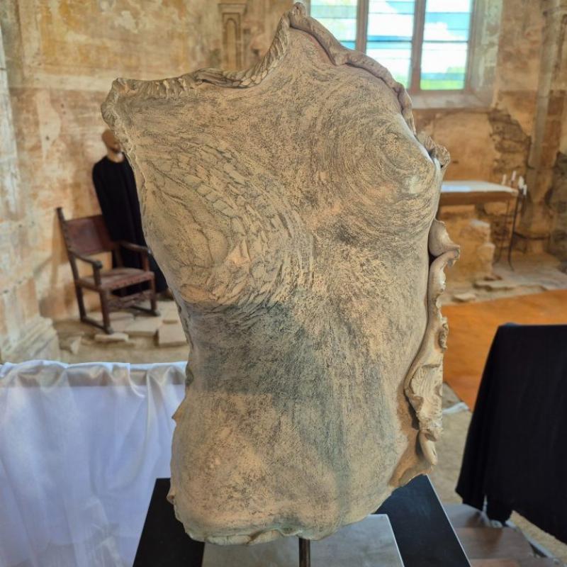 Des mains d'artiste façonnant de l'argile brute dans un atelier, symbolisant le début de la sculpture terre