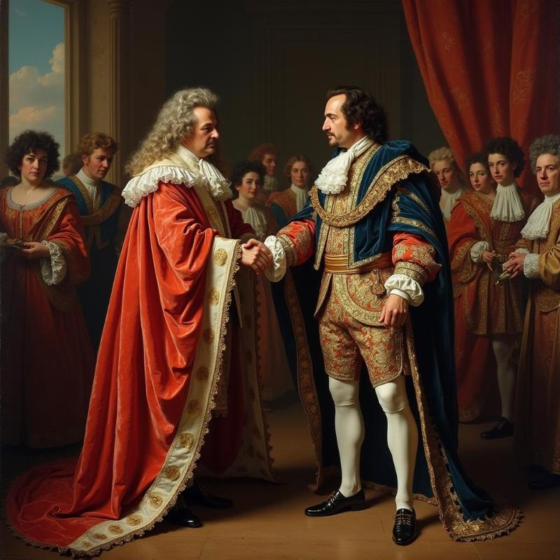 Molière portrait Louis XIV théâtre