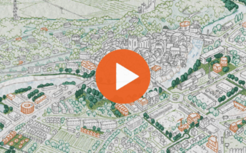 Panorama urbain d'Aix, perspective pour futurs architectes