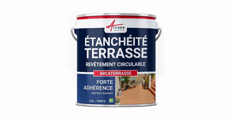 Peinture beton exterieur terrasse jardin francais traditionnel