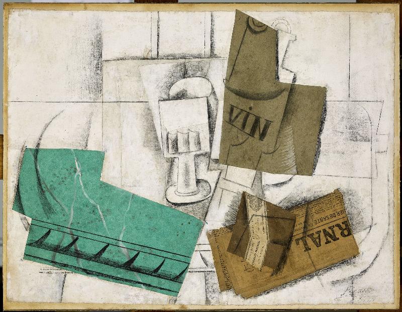 Une peinture cubiste de Pablo Picasso, représentant des figures féminines fragmentées dans une composition révolutionnaire