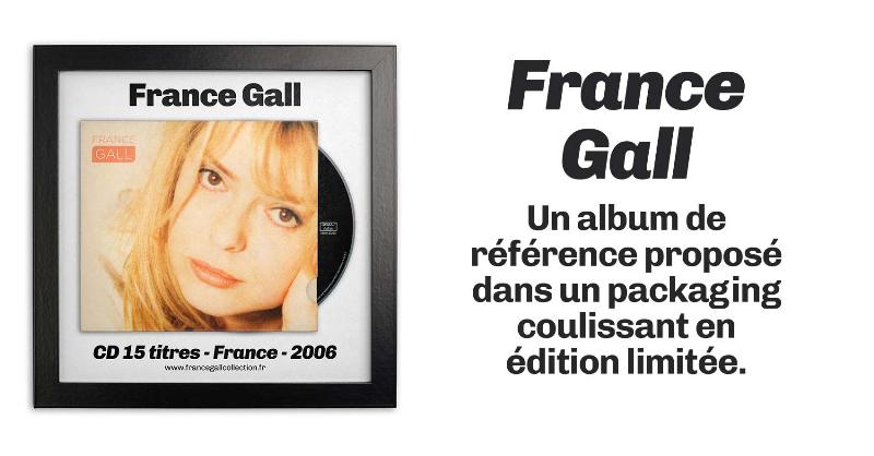 Pochette d'album de France Gall, exemple de design graphique et photographie