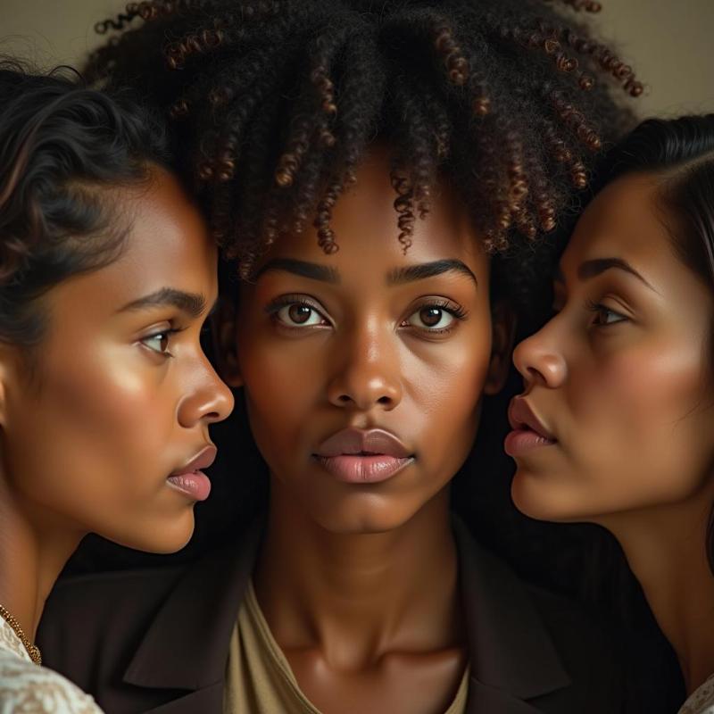 Portraits des femmes dans Les Impatientes, symbolisant l'espoir et la résilience malgré les épreuves.