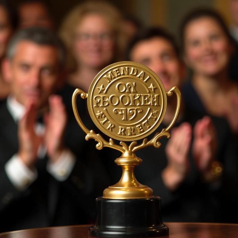 Une cérémonie de remise du Booker Prize à Londres, illustrant l'importance des récompenses dans la littérature britannique contemporaine