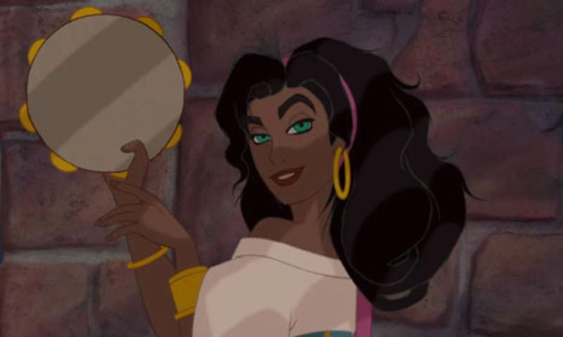 Quasimodo portant Esmeralda, illustration de leur lien unique et de la protection qu'il lui offre.