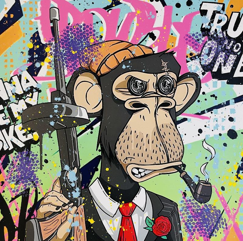 Une œuvre emblématique de Roy Lichtenstein, utilisant les points Benday et l'esthétique de la bande dessinée pour interroger la culture populaire et la reproduction mécanique des images.