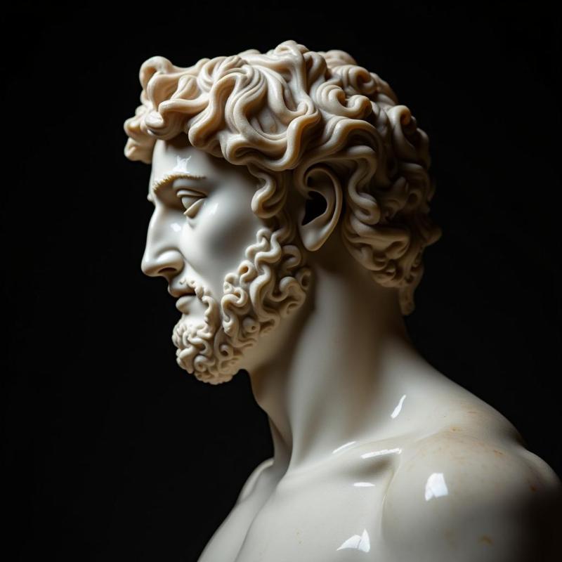 Sculpture Apollon du Belvédère, idéal de beauté masculine de la Renaissance, influence esthétique majeure.