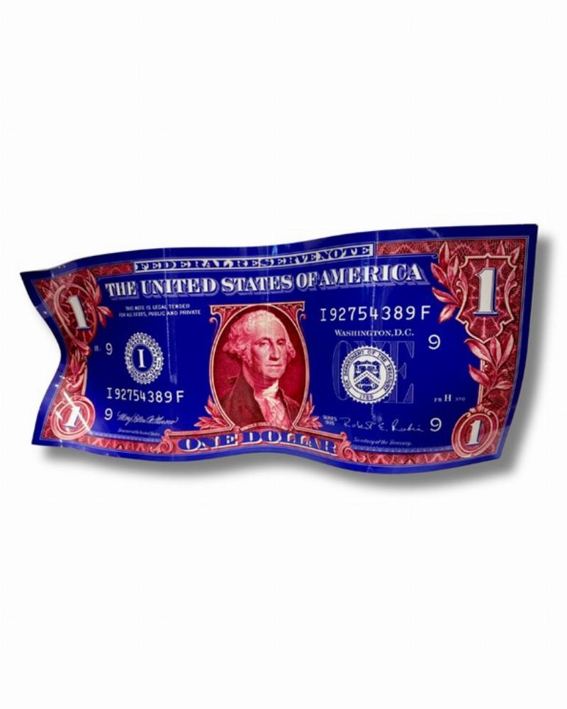 Sculpture One Dollar Karl Lagasse Art Contemporain France