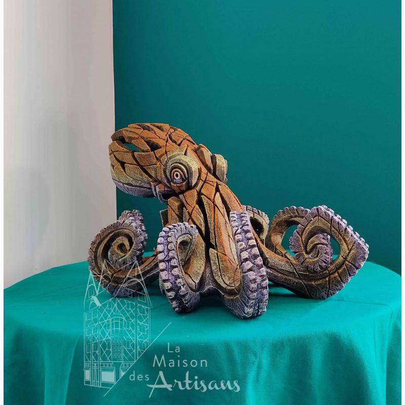 Magnifique sculpture de pieuvre contemporaine dans une galerie d'art française