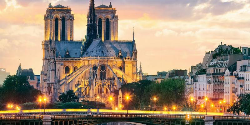 Vue Seine Ile Cite bouquiniste Pont Neuf Paris