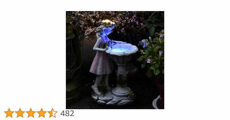 Statue résine grande taille extérieur moderne dans un jardin français ensoleillé