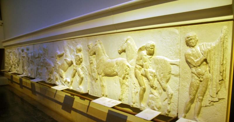 Sculptures du Parthénon exposées au British Museum