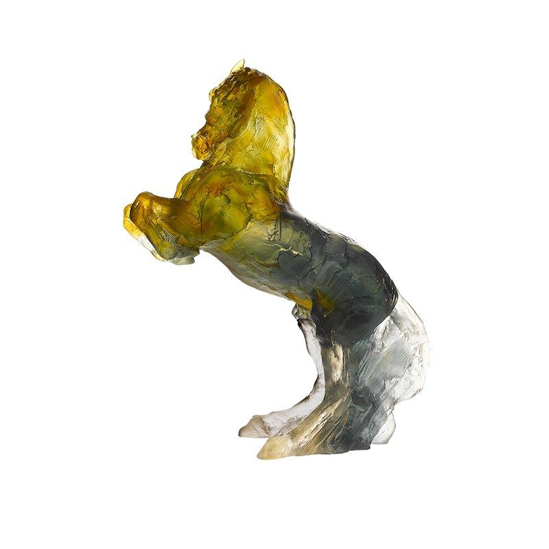 Collection de statuettes hibou, diverses tailles, matériaux variés, passionné d'art