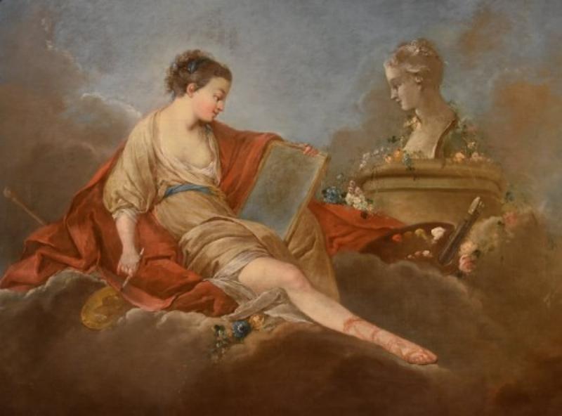 Tableau allégorie du Siècle des Lumières