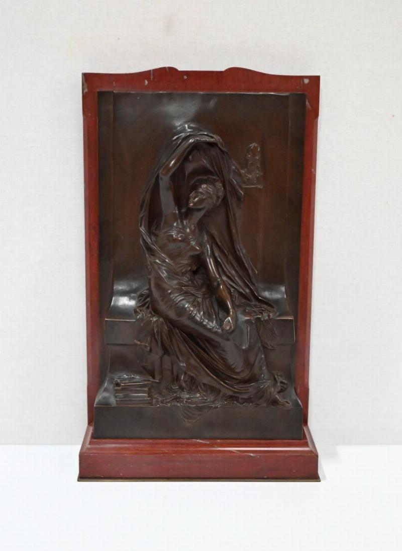 Taureau en bronze majestueux, sculpture animalière française du 19e siècle, atelier d'artiste