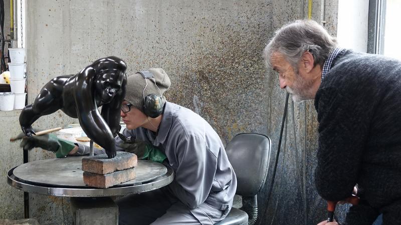 Processus de cire perdue pour sculpteur bronze animalier