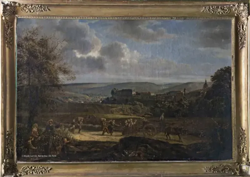 Scène de genre de Teniers illustrant la vie rurale flamande, appréciée des collectionneurs français
