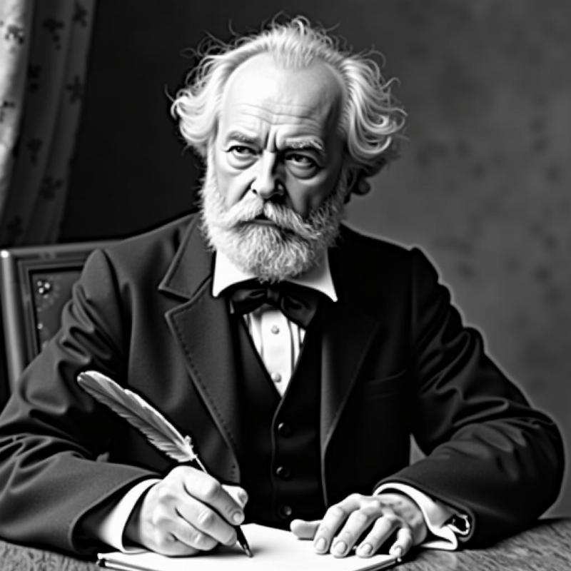 Victor Hugo, écrivain engagé et figure du romantisme français.