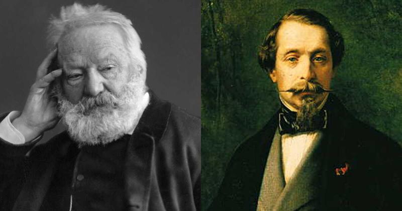 Victor Hugo en exil, écrivant avec fureur contre le coup d'État de Napoléon III.