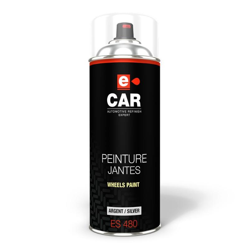 Application experte de la bombe de peinture pour jante sur une jante en aluminium