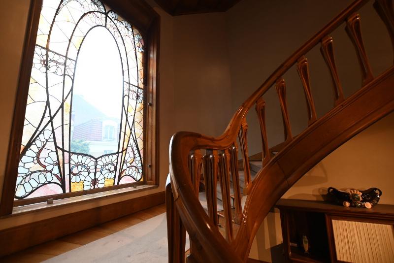 Façade détaillée de la Villa Majorelle, chef-d'œuvre de l'architecture Art Nouveau à Nancy, France